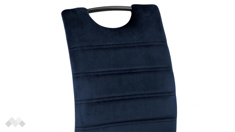 Трапезен стол Макс син - изглед 4 - МебелМаг Трапезен стол Макс син - изглед 4