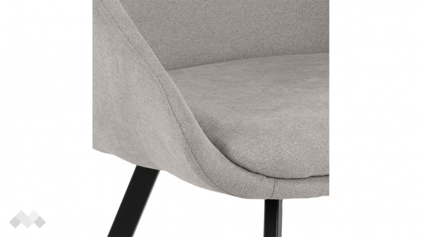 Трапезен стол Родос сив - изглед 5 - МебелМаг Трапезен стол Родос сив - изглед 5