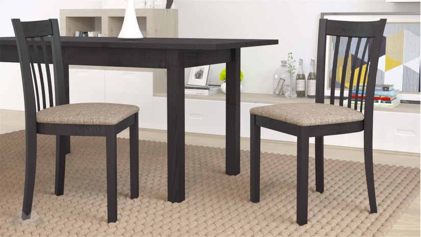 Трапезен стол Руди 2 венге - изглед 1 - МебелМаг Трапезен стол Руди 2 венге - изглед 1