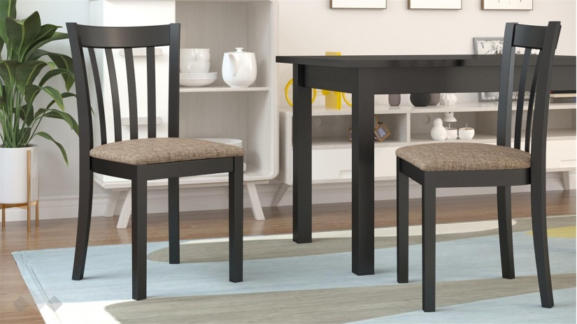 Трапезен стол Руди венге - изглед 1 - МебелМаг Трапезен стол Руди венге - изглед 1