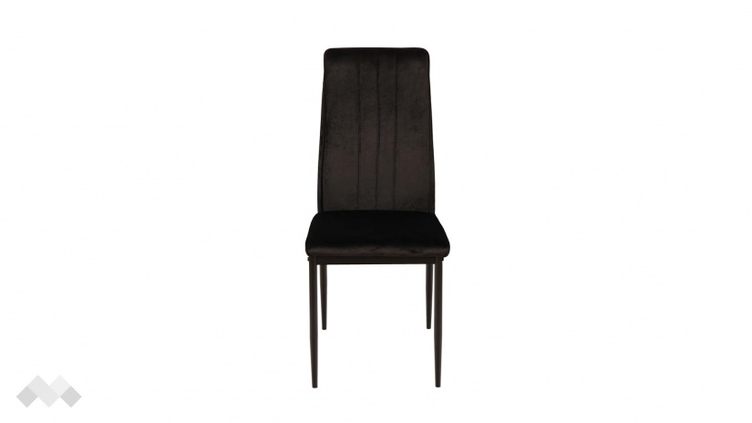 Трапезен стол Винсент черен - изглед 2 - МебелМаг Трапезен стол Винсент черен - изглед 2