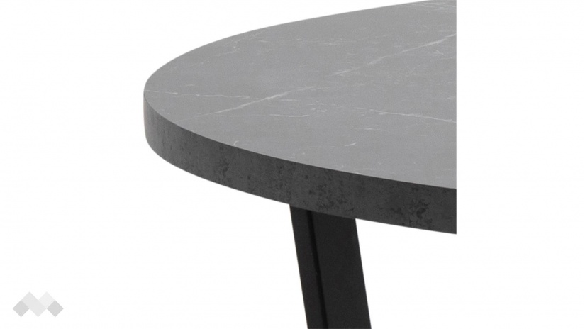 Трапезна маса Амбъл неразтегателни сив мрамор - изглед 3 - МебелМаг Трапезна маса Амбъл неразтегателни сив мрамор - изглед 3