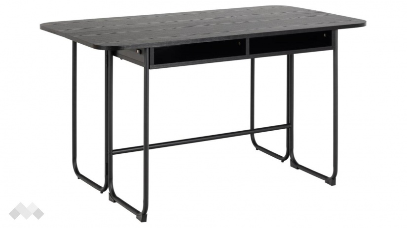 Трапезна маса Дарлингтън неразтегателни дъб черен мат - изглед 5