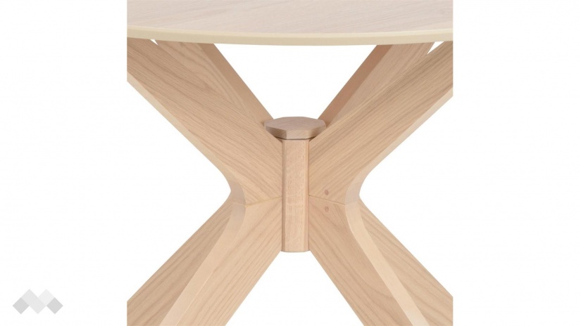 Трапезна маса Дънкан неразтегателни светъл дъб - изглед 3 - МебелМаг Трапезна маса Дънкан неразтегателни светъл дъб - изглед 3