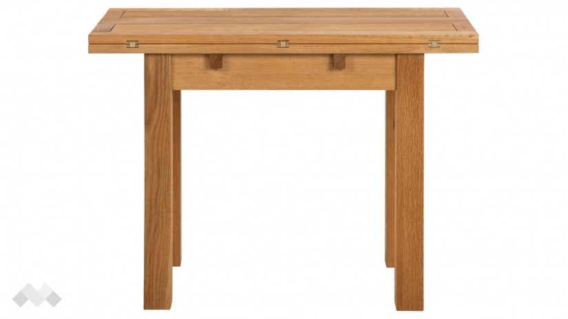 Трапезна маса Кенли разтегателни златен дъб - изглед 2 - МебелМаг Трапезна маса Кенли разтегателни златен дъб - изглед 2