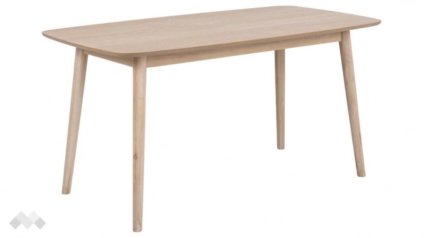 Трапезна маса Нагано неразтегателни светъл дъб - изглед 1 - МебелМаг Трапезна маса Нагано неразтегателни светъл дъб - изглед 1