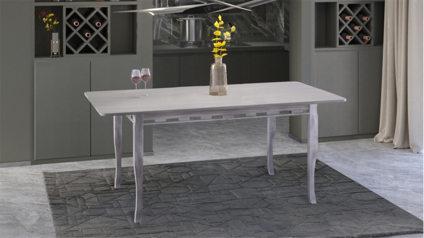 Трапезна маса Париж L разтегателни патина - изглед 2 - МебелМаг Трапезна маса Париж L разтегателни патина - изглед 2