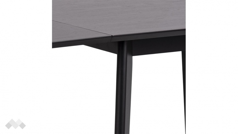 Трапезна маса Роксби разтегателни черен мат - изглед 6 - МебелМаг Трапезна маса Роксби разтегателни черен мат - изглед 6