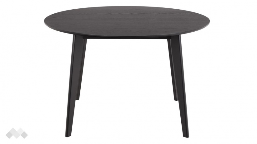 Трапезна маса Роксби неразтегателни черен мат - изглед 2 - МебелМаг Трапезна маса Роксби неразтегателни черен мат - изглед 2