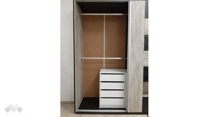 Универсален скрин за гардероб Уни бяло - изглед 2