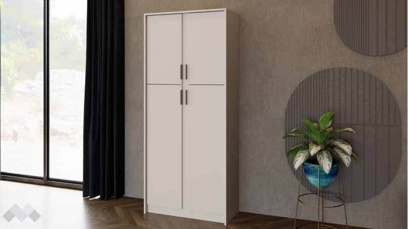 Висок офис шкаф Кашмир кашмир - изглед 1 - МебелМаг Висок офис шкаф Кашмир кашмир - изглед 1