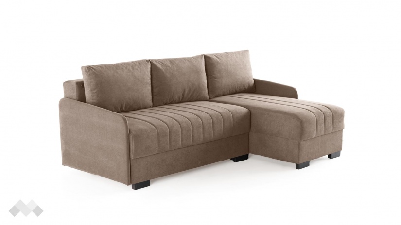 Ъглов диван Бета универсален ъгъл кафяв - изглед 5 - МебелМаг Ъглов диван Бета универсален ъгъл кафяв - изглед 5