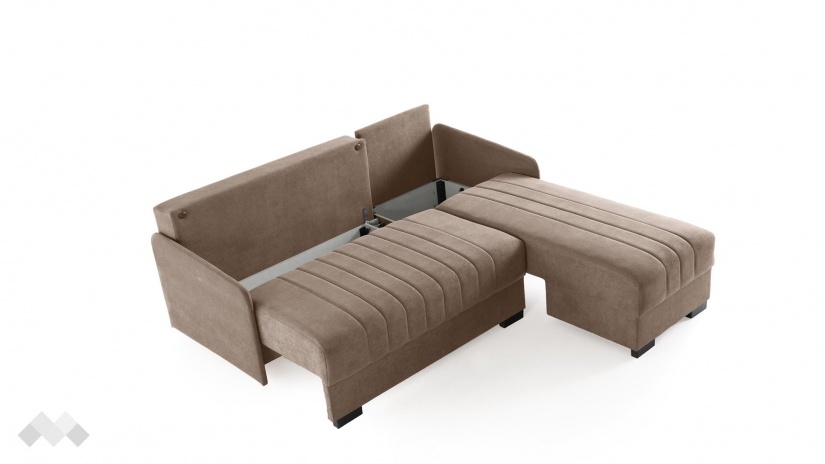 Ъглов диван Бета универсален ъгъл кафяв - изглед 7 - МебелМаг Ъглов диван Бета универсален ъгъл кафяв - изглед 7