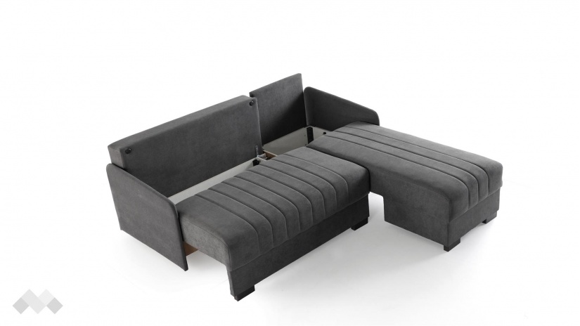Ъглов диван Бета универсален ъгъл сив - изглед 7 - МебелМаг Ъглов диван Бета универсален ъгъл сив - изглед 7