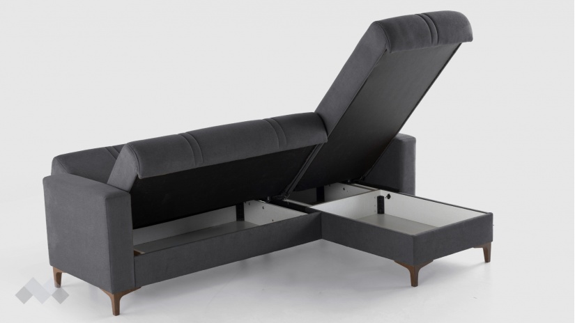 Ъглов диван Браво универсален ъгъл сив - изглед 7 - МебелМаг Ъглов диван Браво универсален ъгъл сив - изглед 7