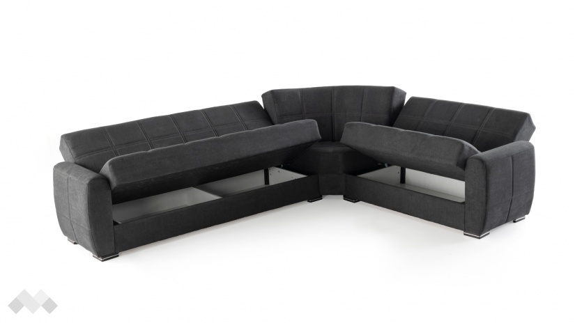 Ъглов диван Гранд универсален ъгъл сив - изглед 5 - МебелМаг Ъглов диван Гранд универсален ъгъл сив - изглед 5