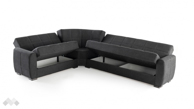 Ъглов диван Гранд универсален ъгъл сив - изглед 6 - МебелМаг Ъглов диван Гранд универсален ъгъл сив - изглед 6