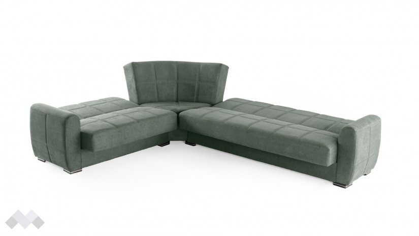 Ъглов диван Гранд универсален ъгъл зелен - изглед 10 - МебелМаг Ъглов диван Гранд универсален ъгъл зелен - изглед 10