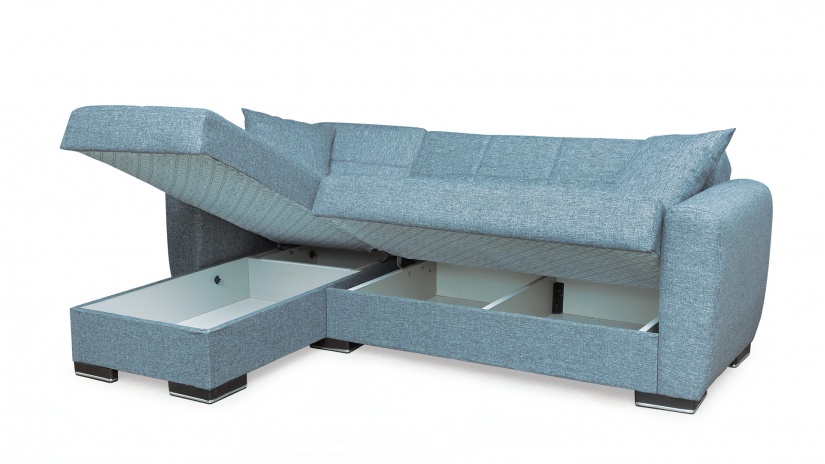 Ъглов диван Лагос универсален ъгъл сив - изглед 6 - МебелМаг Ъглов диван Лагос универсален ъгъл сив - изглед 6