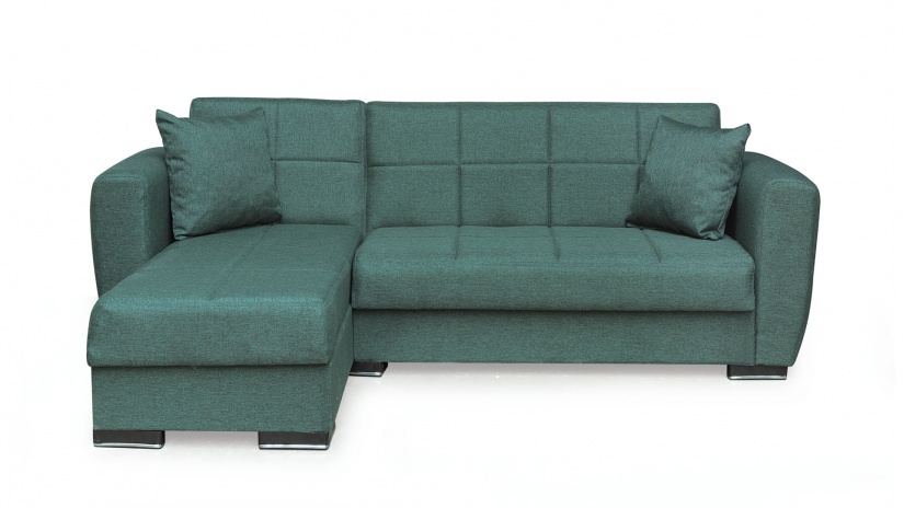 Ъглов диван Лагос универсален зелен - изглед 4 - МебелМаг Ъглов диван Лагос универсален зелен - изглед 4