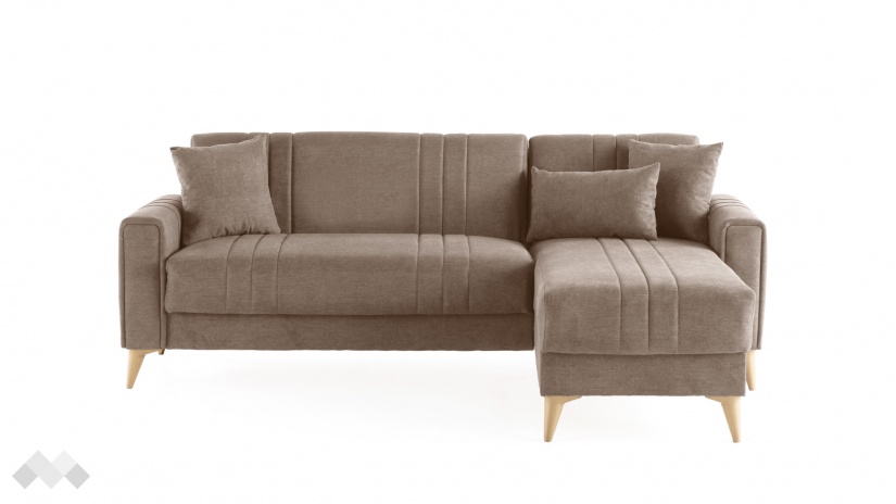 Ъглов диван Омега универсален ъгъл кафяв - изглед 5 - МебелМаг Ъглов диван Омега универсален ъгъл кафяв - изглед 5