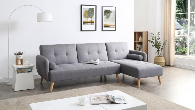 Ъглов диван Фин универсален ъгъл тъмно сив - изглед 3 - МебелМаг Ъглов диван Фин универсален ъгъл тъмно сив - изглед 3