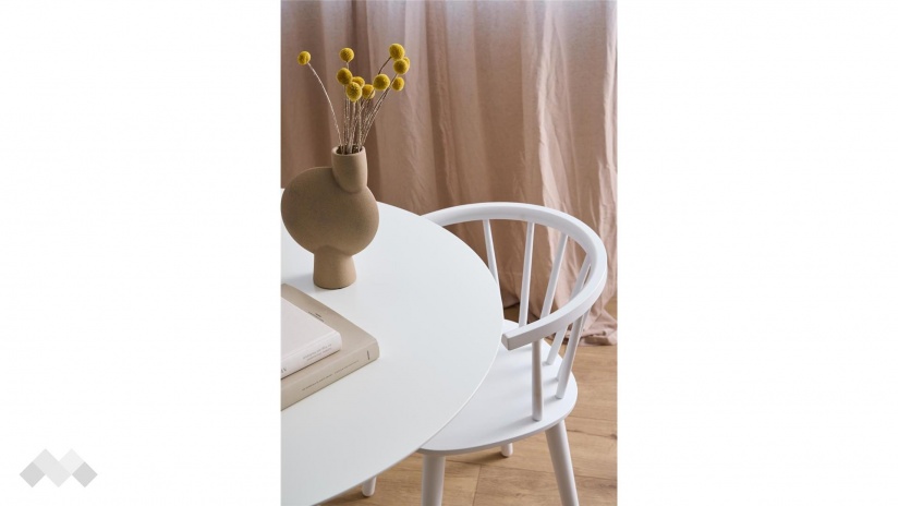 Трапезна маса Илита неразтегателни бял - изглед 6 - МебелМаг Трапезна маса Илита неразтегателни бял - изглед 6